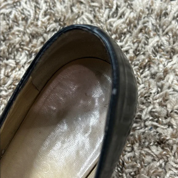 Gucci Classic Black Leather Loafers Sz 8.5 EXTREMELY WORN CONDITION - Picture 15 of 15